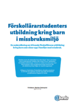 Rapport Förskollärarstudenters utbildning